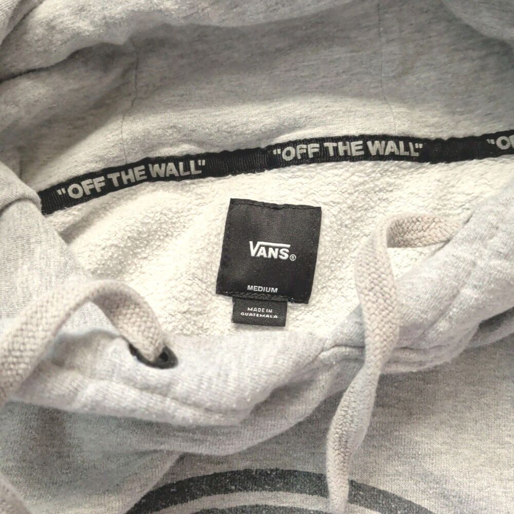 VANS Men Sweatshirt Medium M Hoodie Off the Walls Graphic Pullover Since 1966 * - Picture 5 of 8